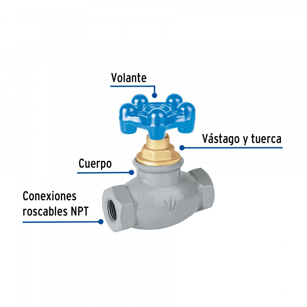 V Lvula Globo De Hierro Para Gas Lp Foset