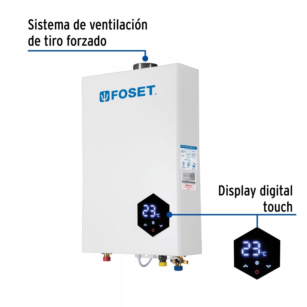 Calentador Instant Neo Modulante L Servicios Gas Lp Foset