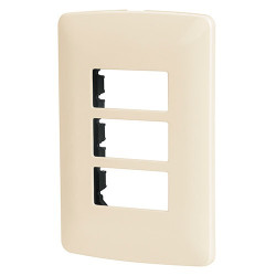 Placas de ABS de 3 Módulos VOLTECK