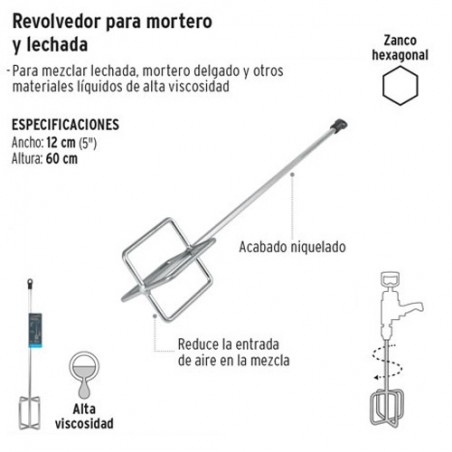 Revolvedor para Mortero y Lechada TRUPER