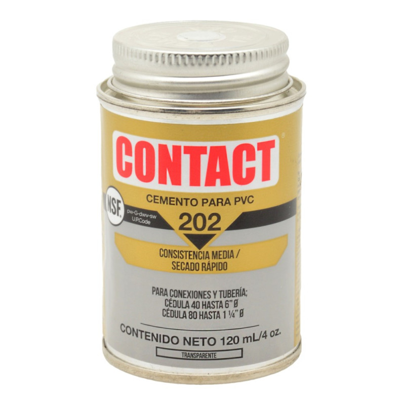 Pegamento Transparente Para PVC CONTACT