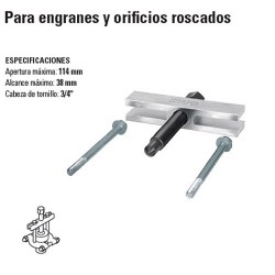 Extractor Para Engranes y Oficios Roscados TRUPER