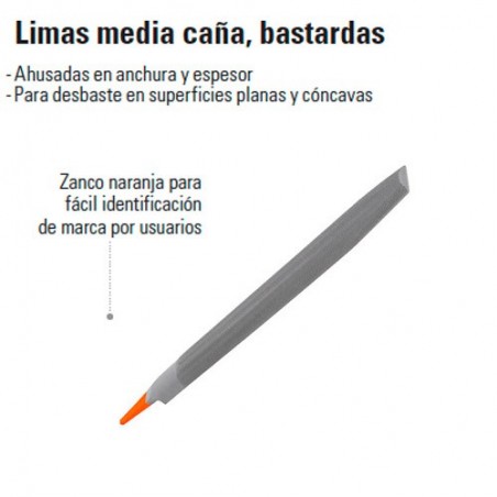 Lima Media Caña Bastardas TRUPER