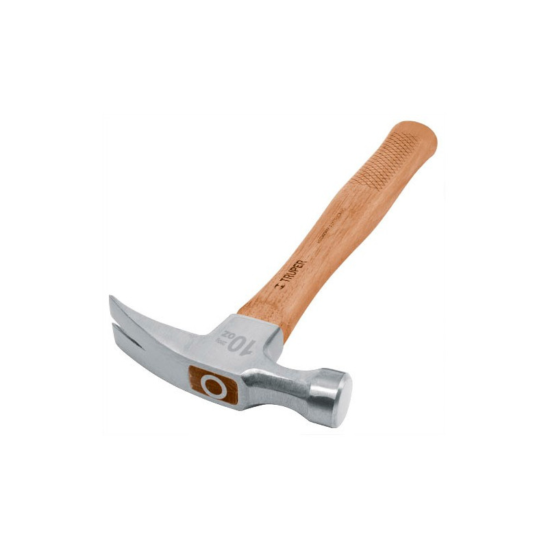 Martillo Pulido Uña Recta Mango Hickory Americano TRUPER Martillo Pulido Uña Recta Mango Hickory Americano TRUPER