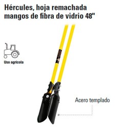 Cavadora Hercules Mango de Fibra de Vidrio 48" TRUPER