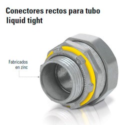 Conector Recto Para Tubo Liquid Tight