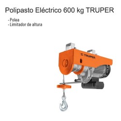 Polipasto eléctrico de 600 kg, Truper, Polipastos Eléctricos, 16846