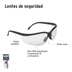Lentes de seguridad ajustables claros c/antiempaño, Classic, Lentes y  Goggles, 101933, gafas proteccion