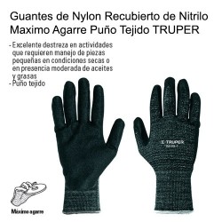 Guantes Algodon Recubierto Con Nitrilo Truper